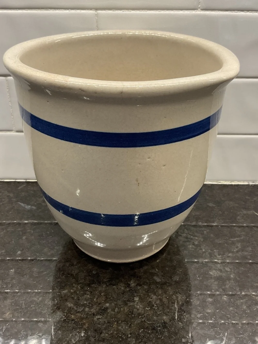 1 Quart Kitchen Utensil Planter Crock